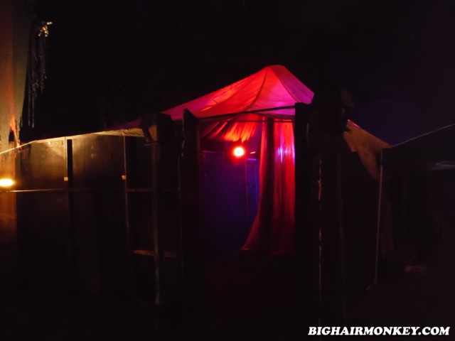 View of the Big Top as you approach it at night Big Top Nighttime